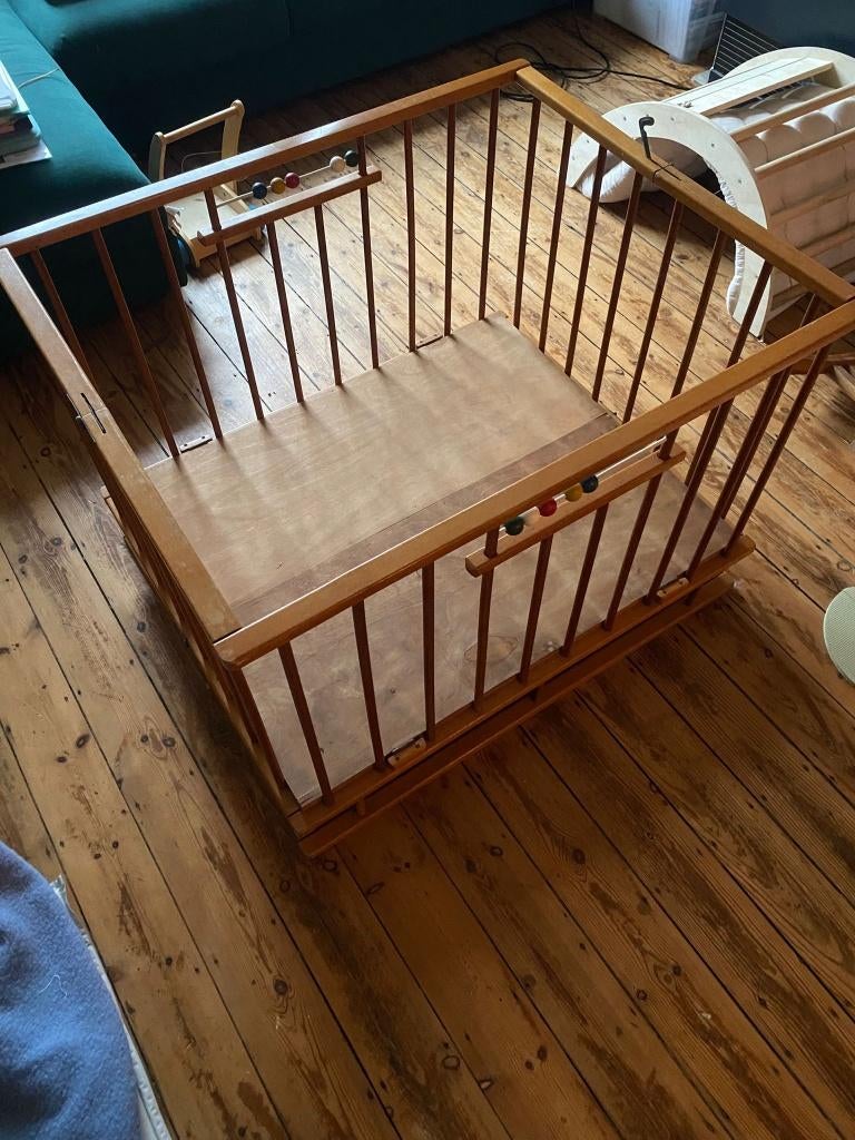 Vintage babybox, Kinderen en Baby's, Ophalen, Gebruikt, Rechthoekig, Boxkleed