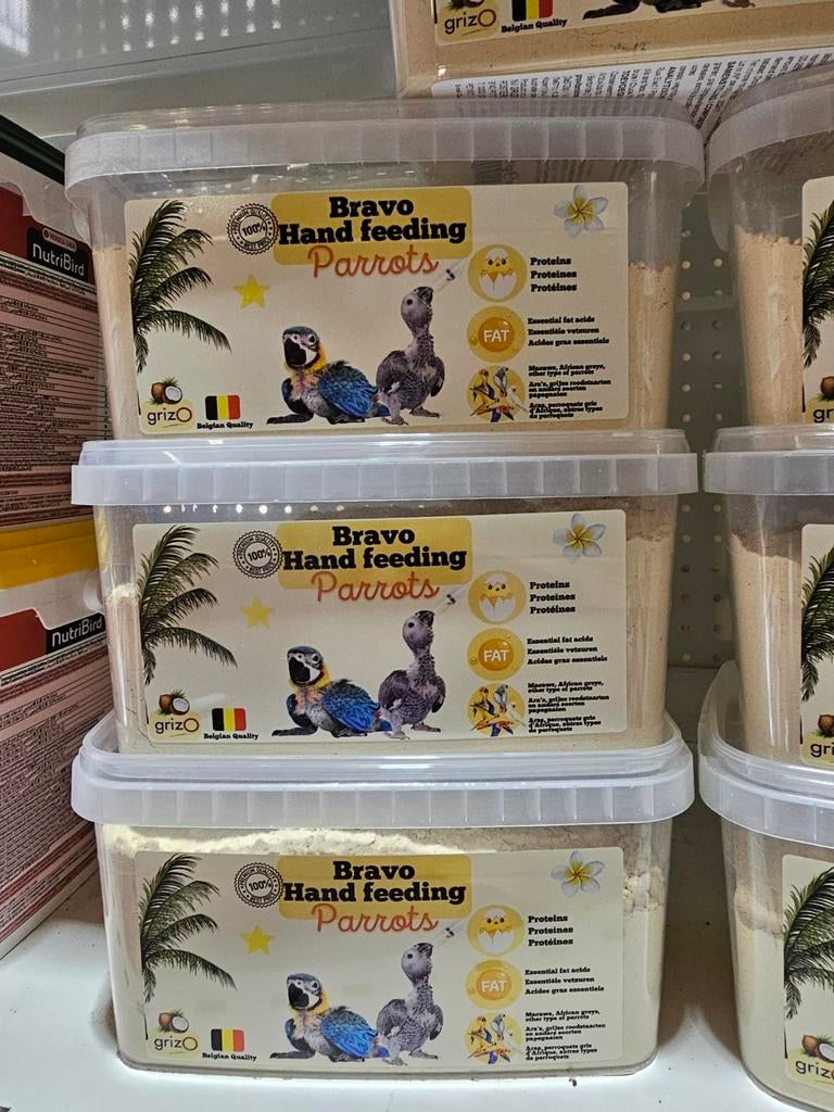 Bravo Hand Opfok 800 gram Papegaai - Winkel en Webshop, Dieren en Toebehoren, Vogels | Toebehoren, Ophalen