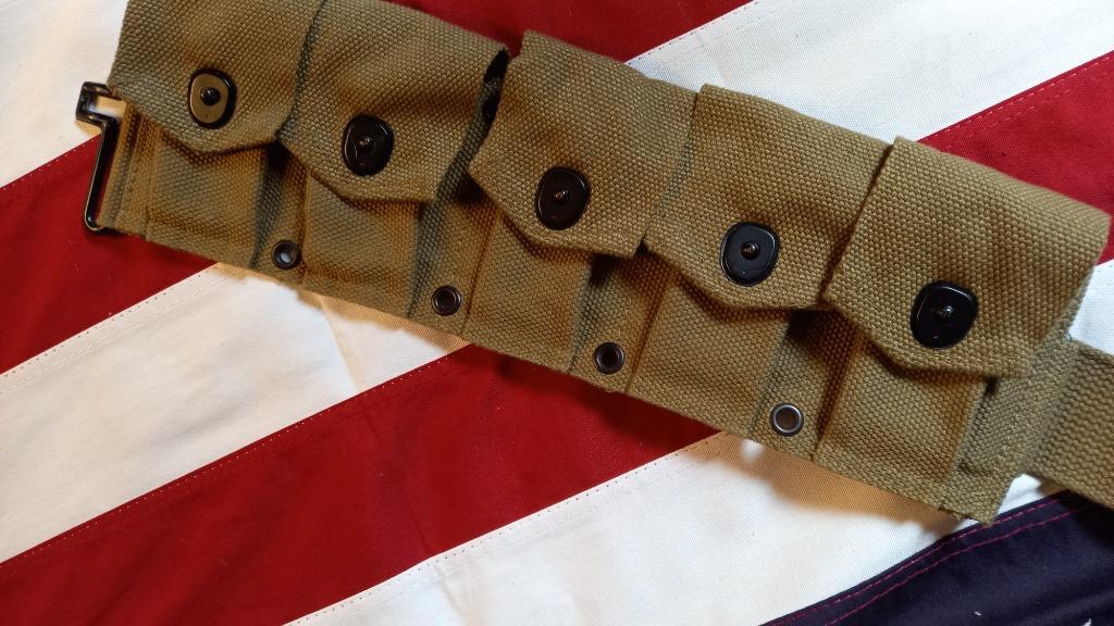 Réplique de ceinture de munitions Garand, Enlèvement ou Envoi, Armée de terre, Vêtements ou Chaussures