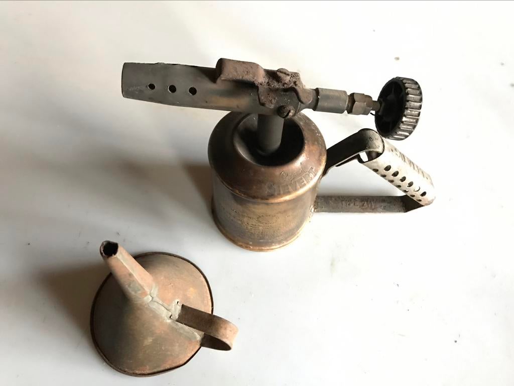 Antieke Sievert brander messing Type 211, Ophalen