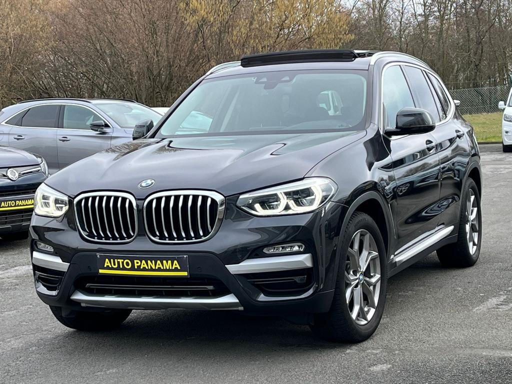 BMW X3 X3 2.0 dA xDrive20 X-LINE CUIR CLIM GPS TOIT PANO, 1995 cc, 4 cilinders, Zwart, Bedrijf
