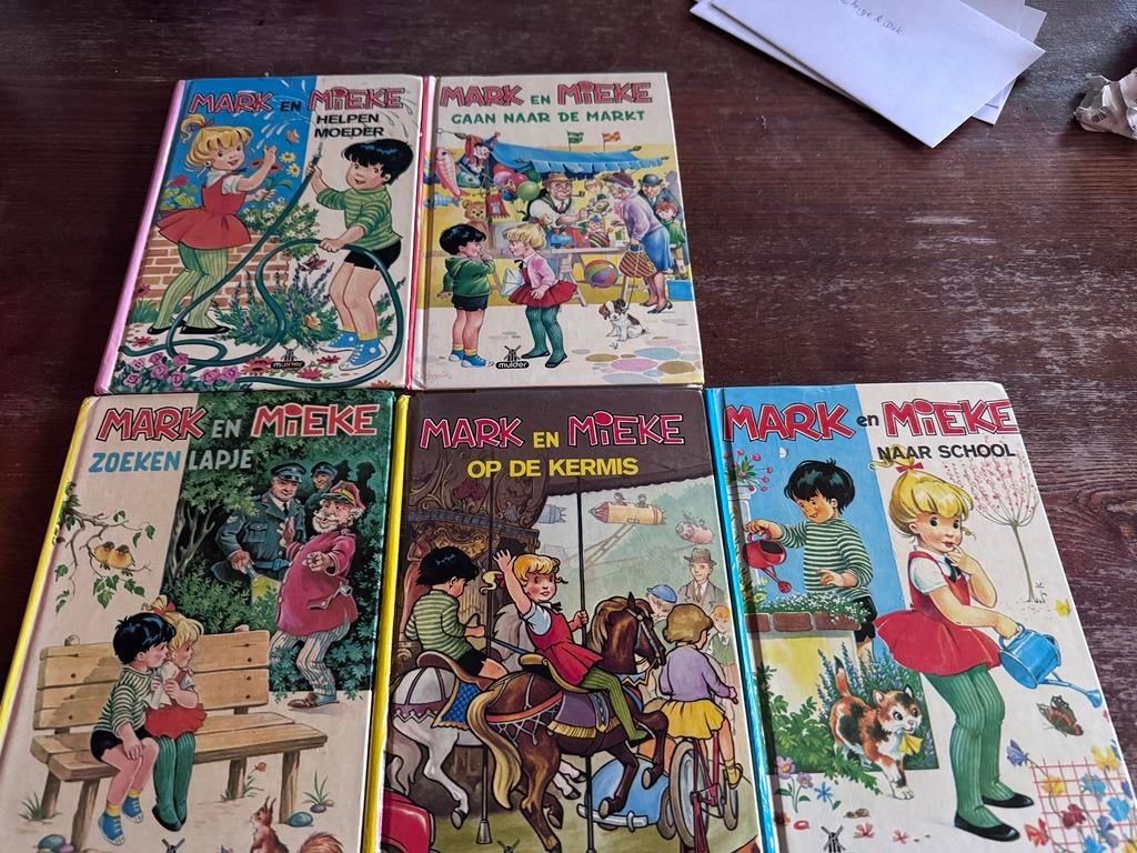 Mark en Mieke kinderboeken te koop, Boeken, Ophalen, Gelezen, Fictie algemeen