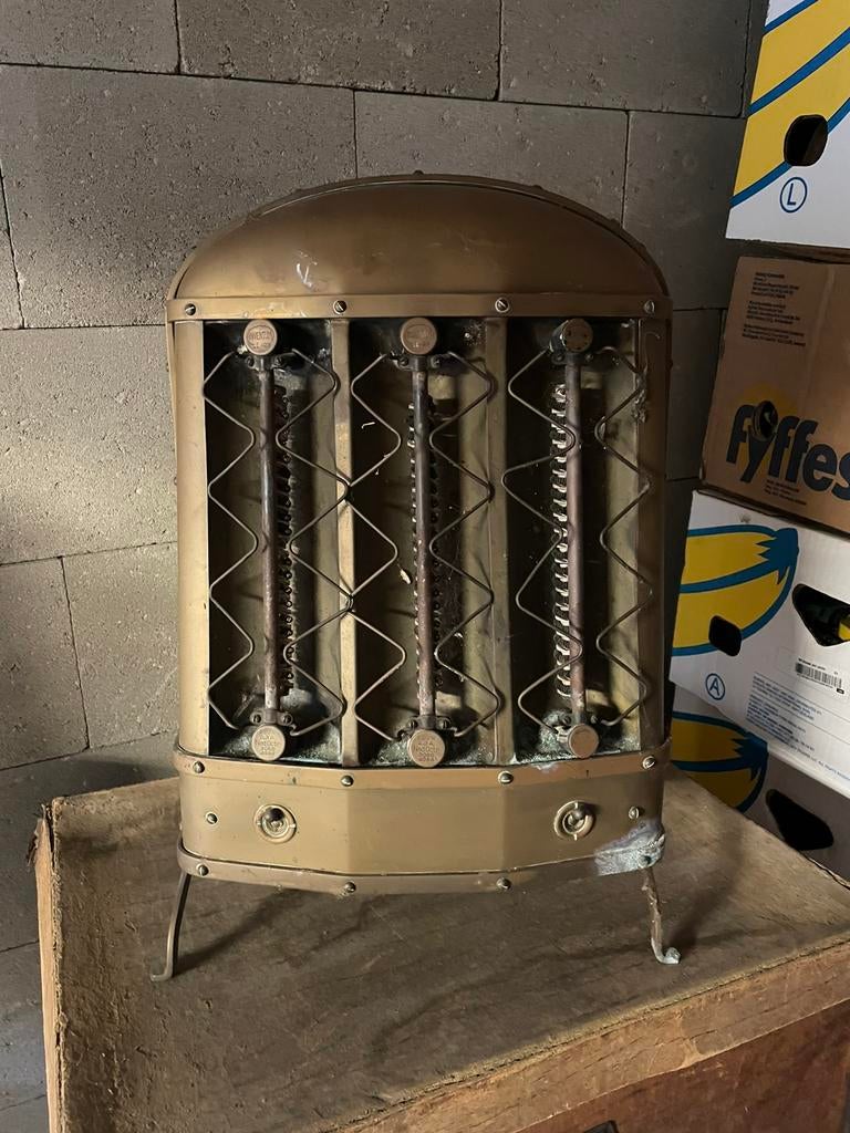 Vintage Art Deco Inventum elektrische straalkachel, ca. 1921, Huis en Inrichting, Kachels, Ophalen of Verzenden, Zo goed als nieuw