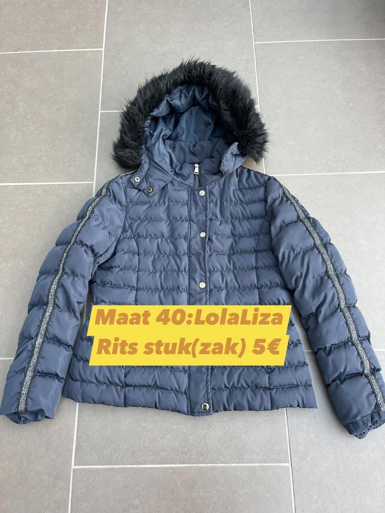 Warme dames jas Maat:40 gebruikssporen, Maat 38/40 (M), Blauw, Ophalen of Verzenden, LolaLiza