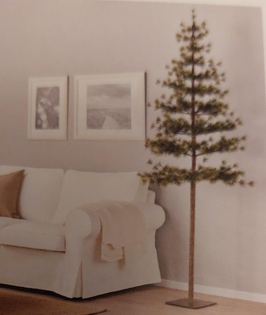 GEZOCHT  IKEA kerstboom op stam 230 cm FEJKA, Diversen, Kerst, Ophalen of Verzenden, Zo goed als nieuw