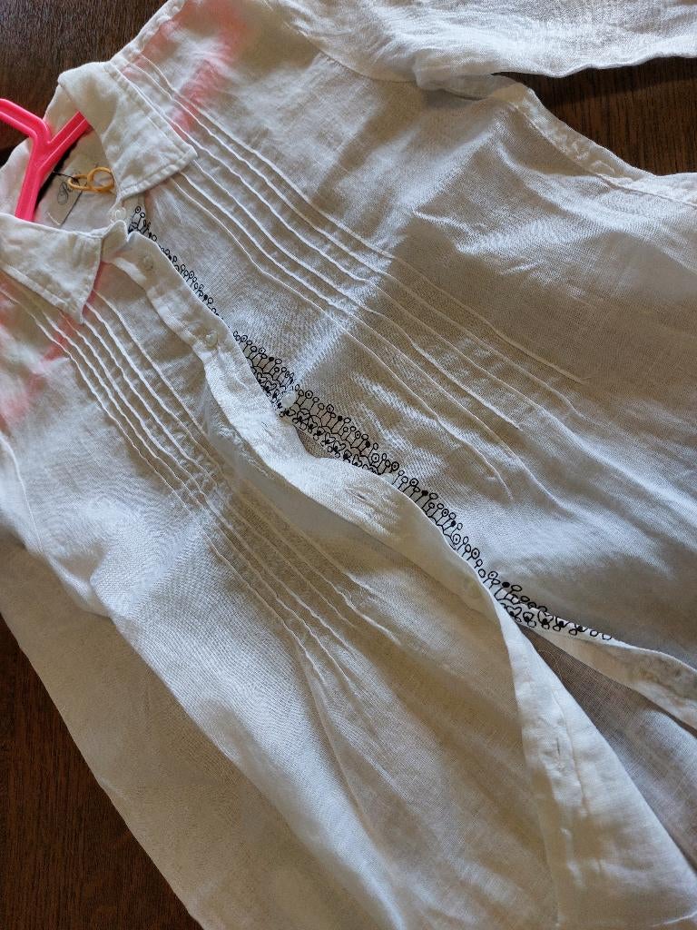 Nouveau ! Chemise lin blanc « Rags for Girls » (taille 158), Enfants & Bébés, Vêtements enfant | Taille 158, Neuf, Fille, Chemise ou Chemisier