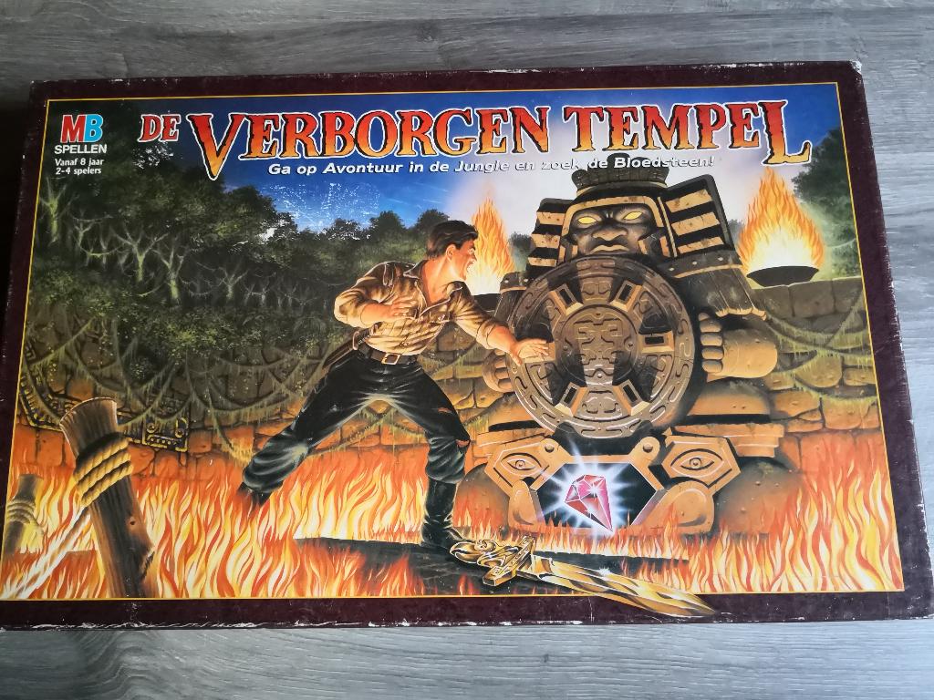 MB spel de verborgen tempel, Ophalen