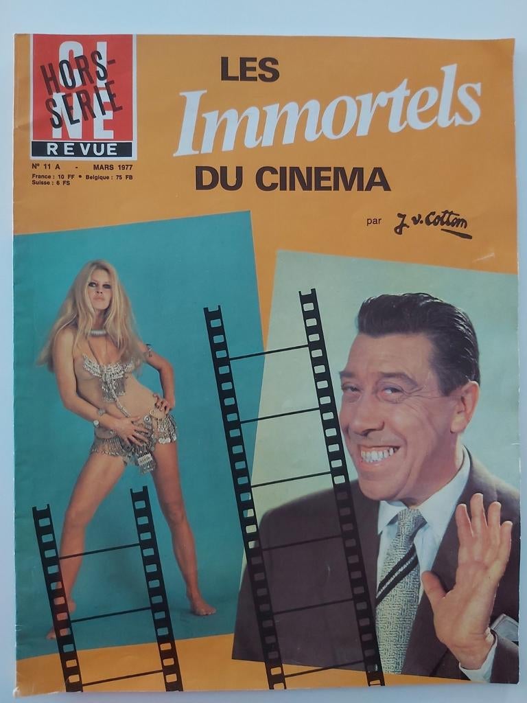 Cinema Revue Hors-serie 03/1977, Gelezen, Personen, Ophalen of Verzenden, J.v.Cottom