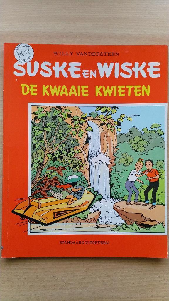 Suske en Wiske 209 - De Kwaaie Kwieten (1987), Boeken, Stripverhalen, Eén stripboek, Ophalen of Verzenden, Gelezen