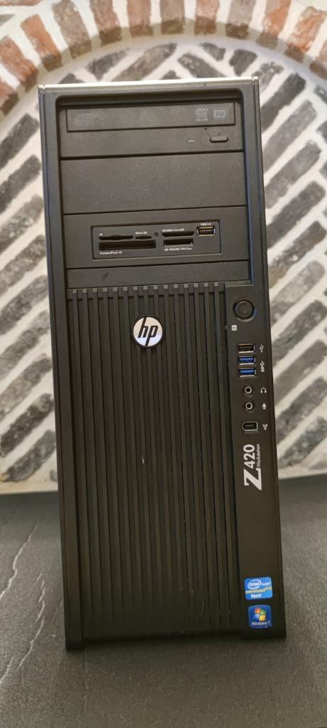 Workstation HP Z420 Xeon E5-2670 16x2.6GHz 64Gb RAM, SSD+HDD, Computers en Software, Ophalen of Verzenden, Gebruikt