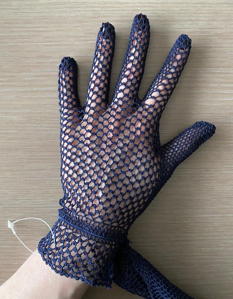Donkerblauwe nethandschoenen - NIEUW, Envoi, Neuf, Gants