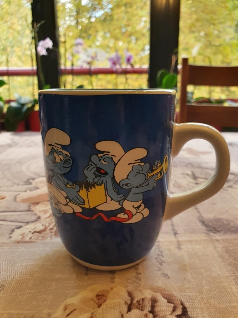 Nieuwe KERAMISCHE MOK VAN SMURFEN, Verzamelen, Ophalen of Verzenden, Nieuw, Gebruiksvoorwerp