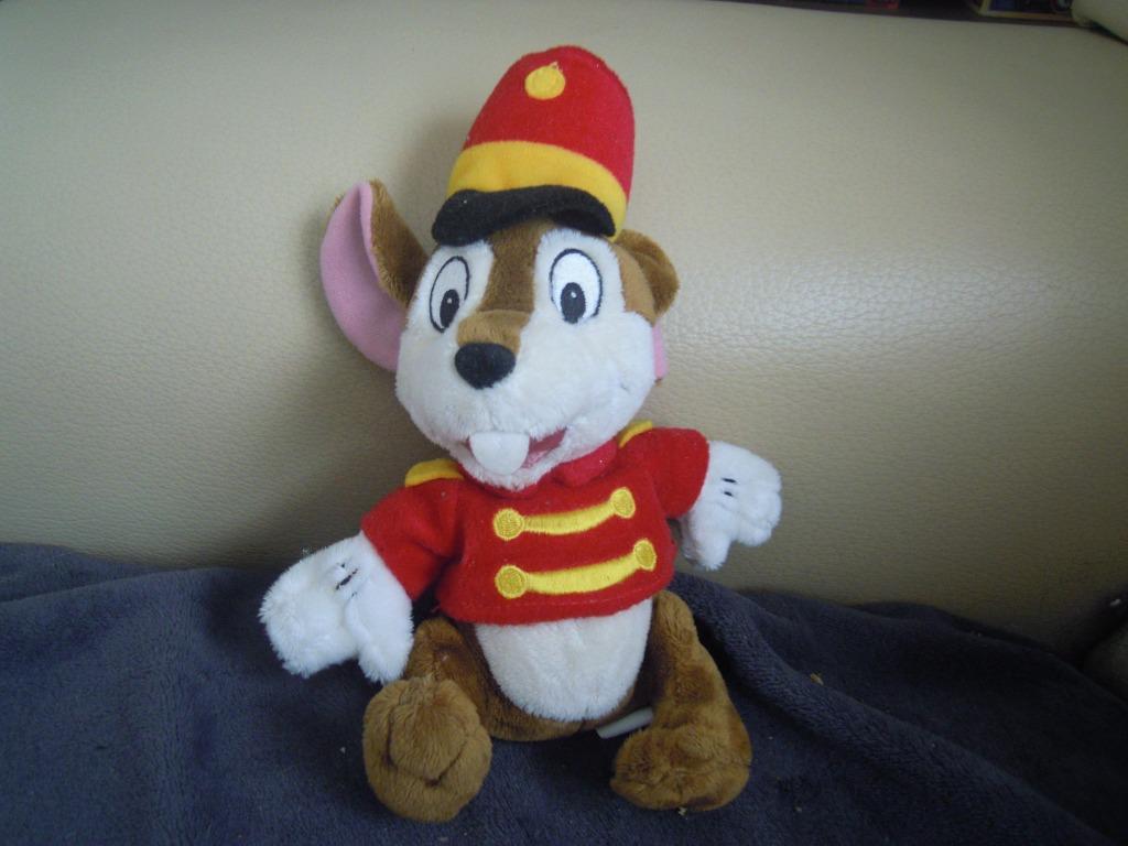 knuffel disney muis van dumbo (doos oude poppen), Ophalen of Verzenden, Nieuw, Knuffel