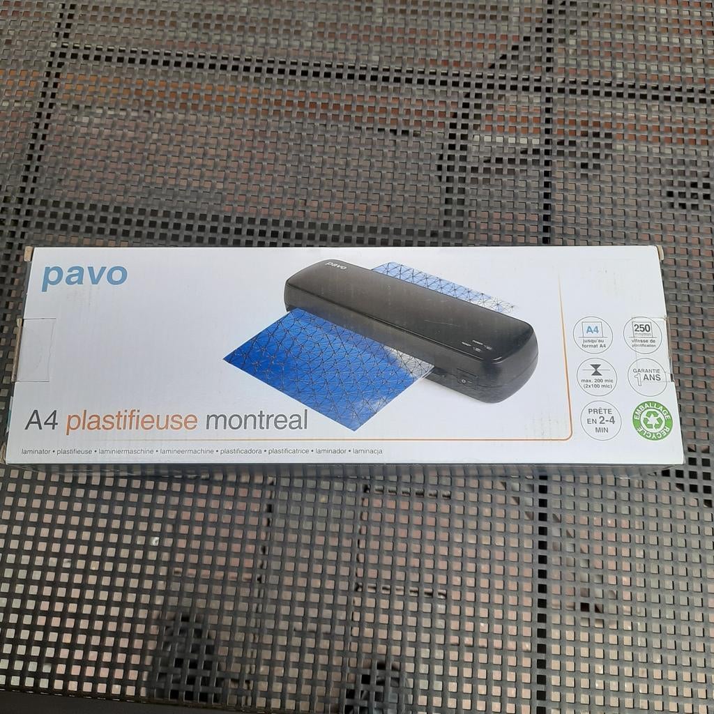 LAMINEERAPPARAAT PAVO*A4*NIEUW*SEALED*, Ophalen, Nieuw