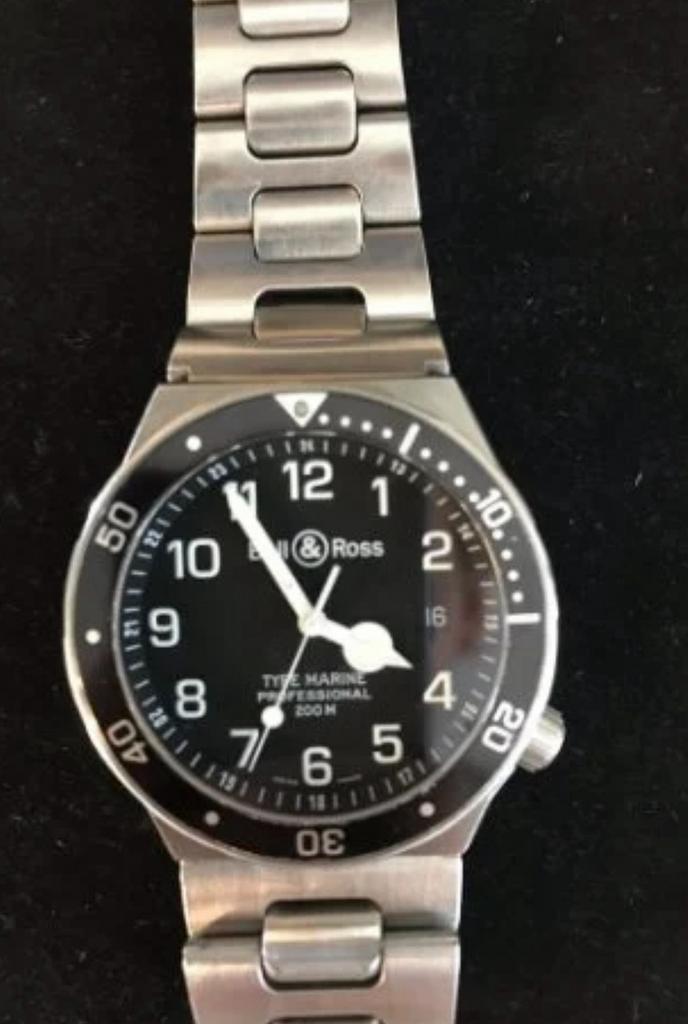 Bell & ross type marine, Handtassen en Accessoires, Ophalen of Verzenden