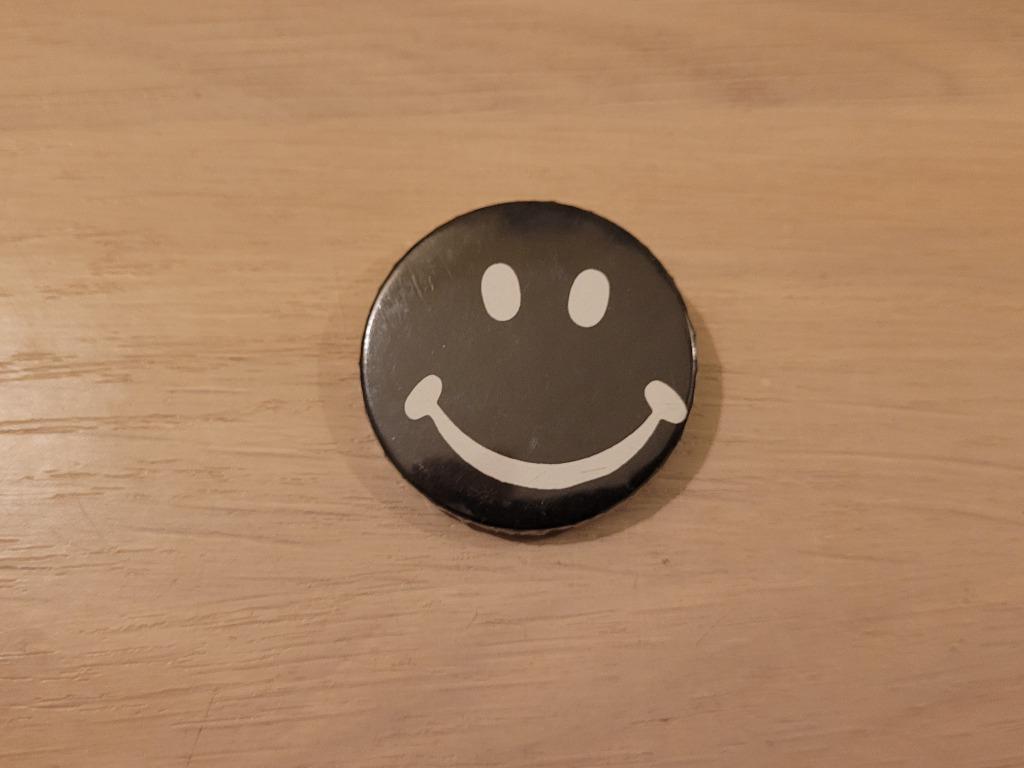 Vintage Acid New Beat en Acid House op zak, Ophalen of Verzenden, Zo goed als nieuw, Button