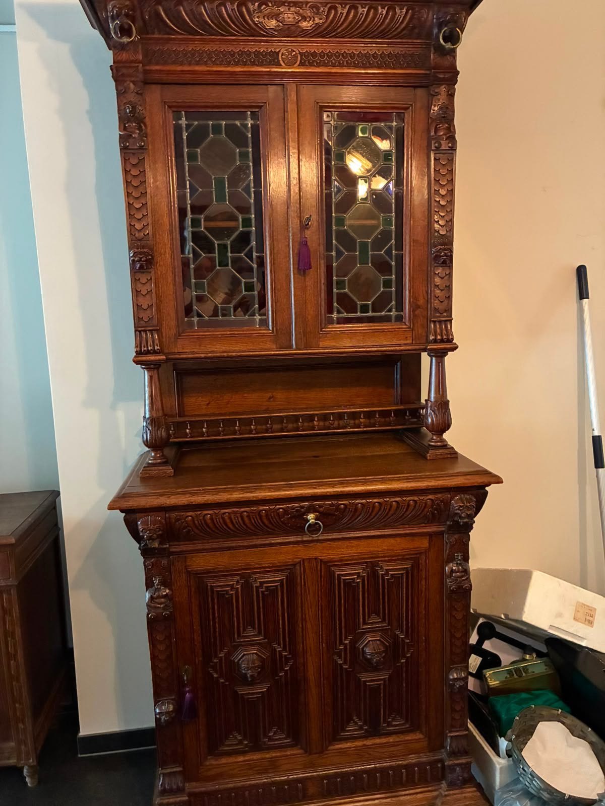 Bruine kast, Antiek en Kunst, Ophalen