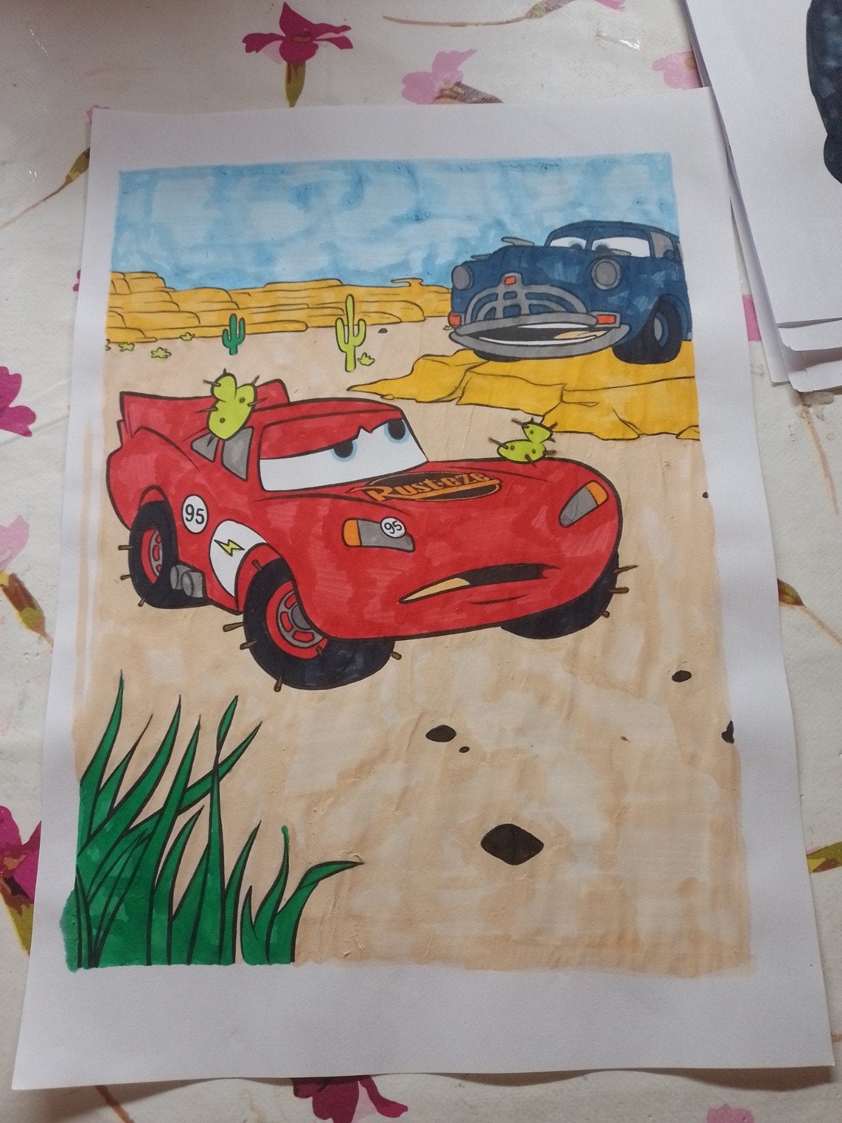 Mooie professionele Cars kunst️, Enlèvement ou Envoi