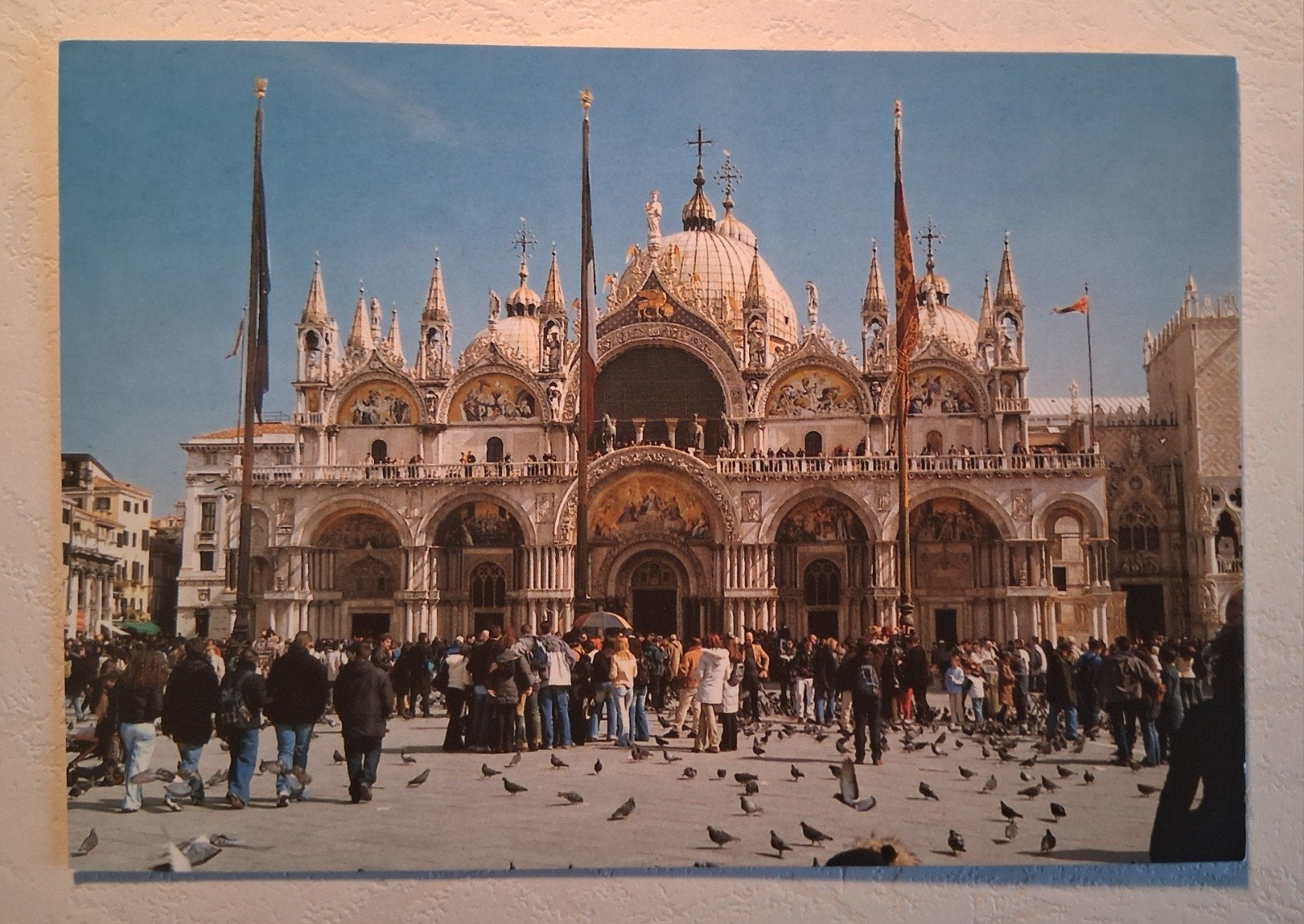 postkaart Basiliek van San Marco in Venetië, Verzamelen, Postkaarten | Buitenland, Ophalen of Verzenden