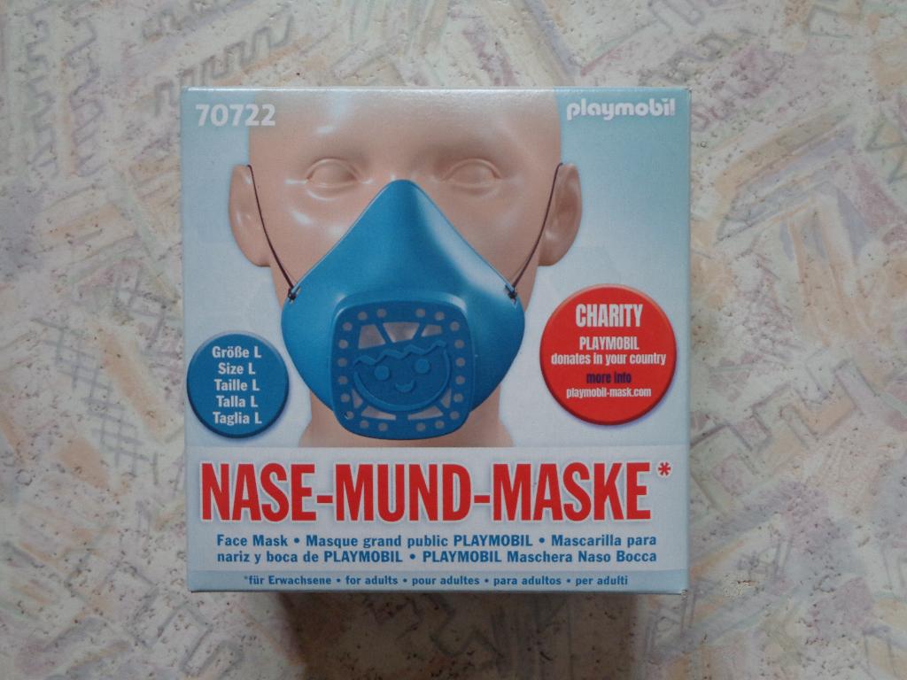 Playmobil 70722 Herbruikbaar  Neus- en Mondmasker, Ophalen of Verzenden, Nieuw, Complete set