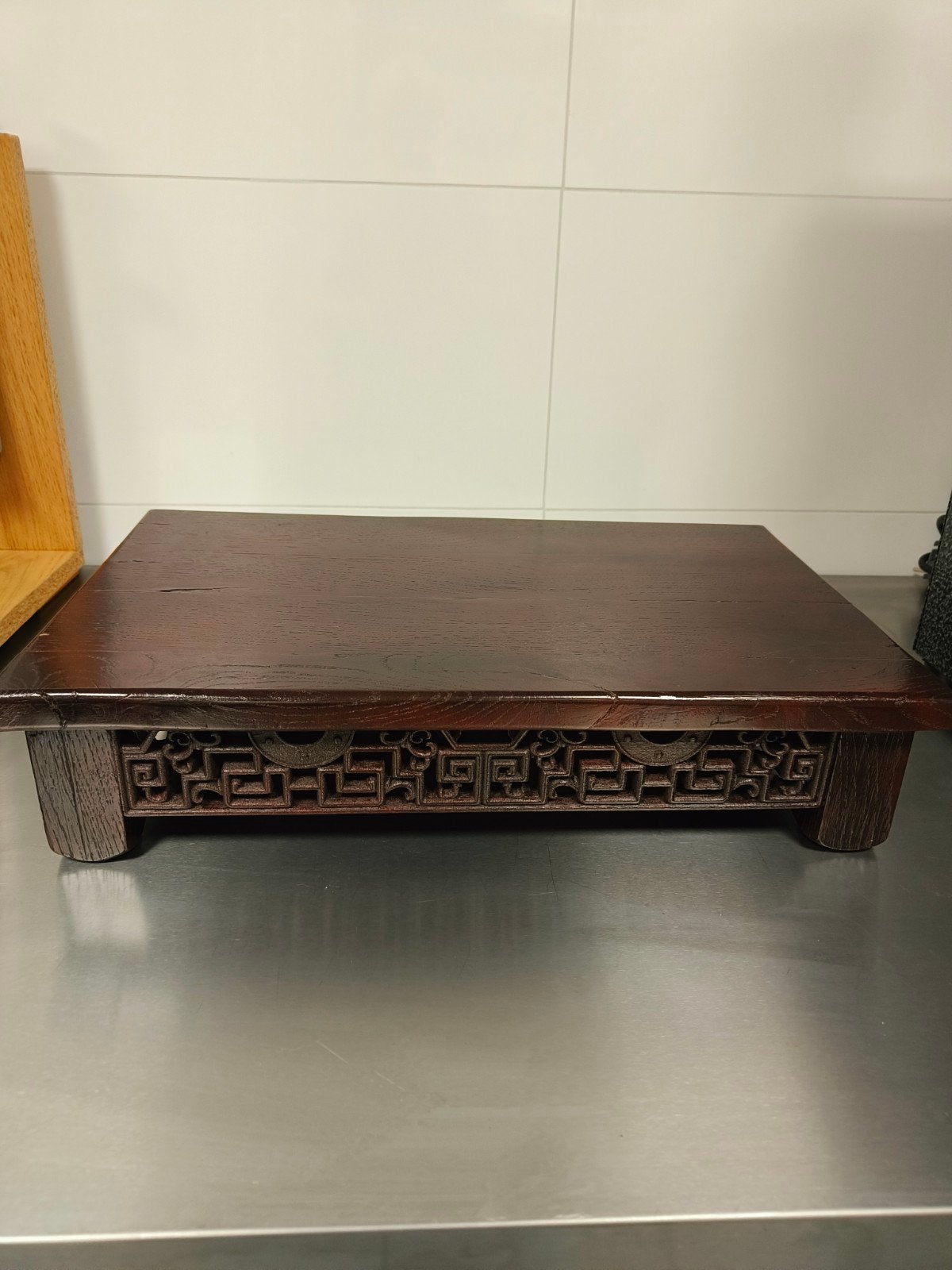 Très belle table de présentation pour bonsaïs., Maison & Meubles, Asiatique de l'Est type Kang/Jian, 50 à 100 cm, Enlèvement, Rectangulaire