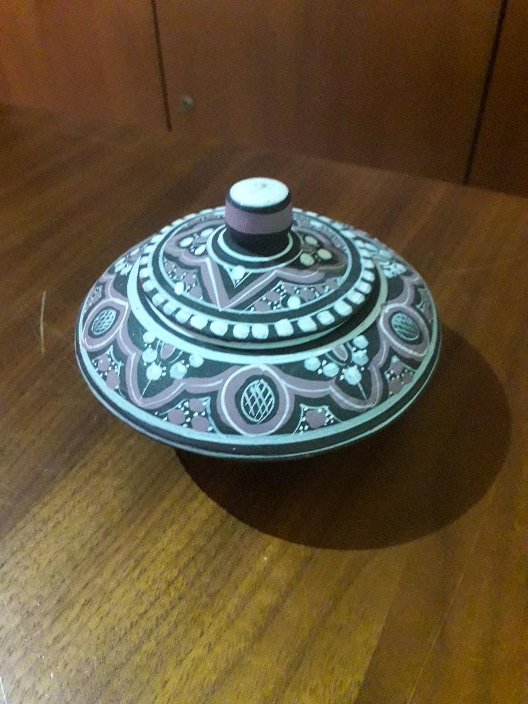 decoratief potje, Ophalen
