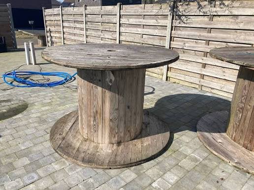 Gezocht houten haspels en paletten, Ophalen