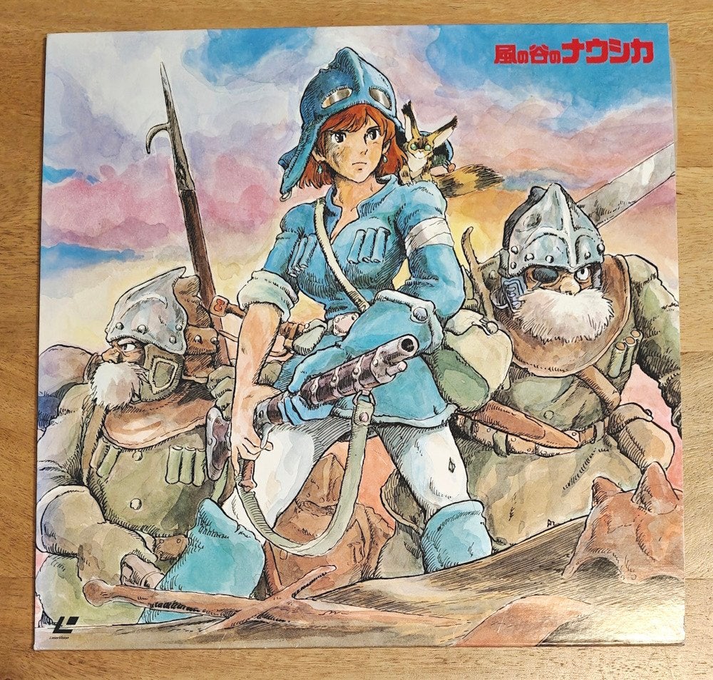 Laserdisc (Hayao Miyazaki)  'Nausicaa' - Ghibli, Ophalen of Verzenden, Zo goed als nieuw, Film, Overige typen