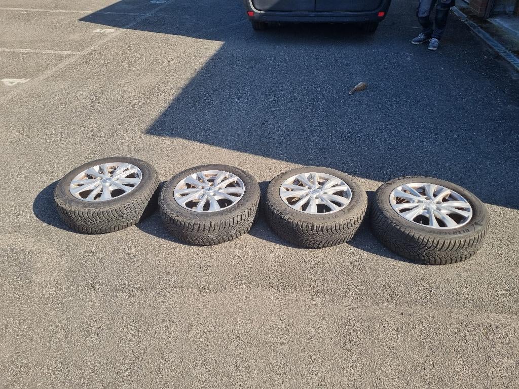 allu velgen met winterband, Auto-onderdelen, Ophalen, Gebruikt, 16 inch, Banden en Velgen