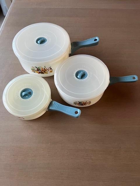 3 nieuwe kommetjes van Jinxing met handvat, Overige materialen, Nieuw, Ophalen of Verzenden, Kom(men)