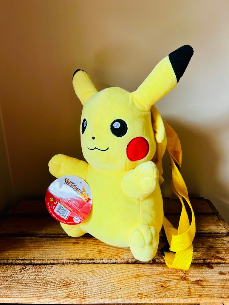 Sac à dos en peluche Pikachu Pokémon, Enlèvement ou Envoi, Neuf