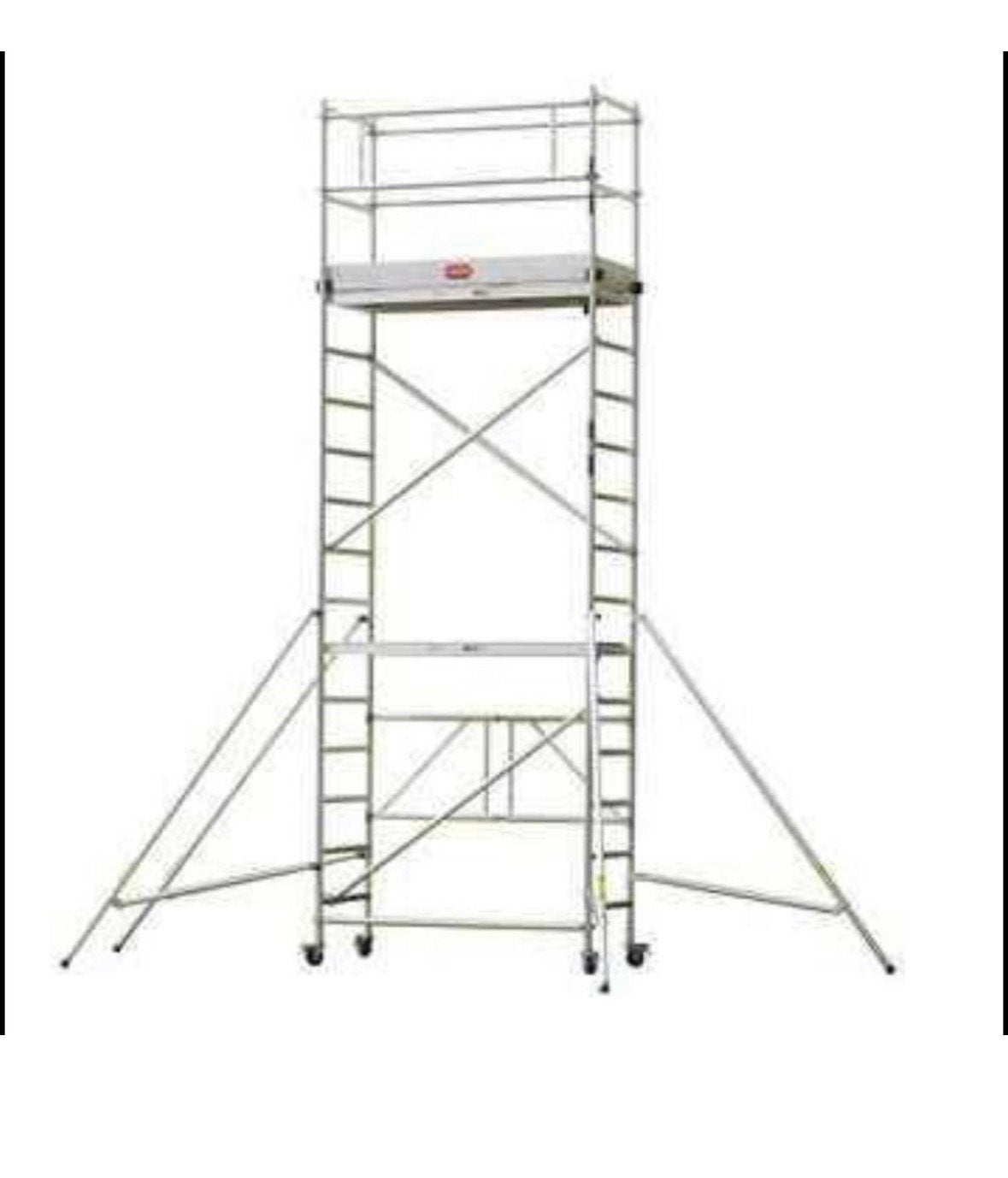 Échafaudage roulant pliable Altrex utilisé une seule fois, Enlèvement, Comme neuf, Échafaudage fixe ou roulant, 5 mètres de hauteur ou plus