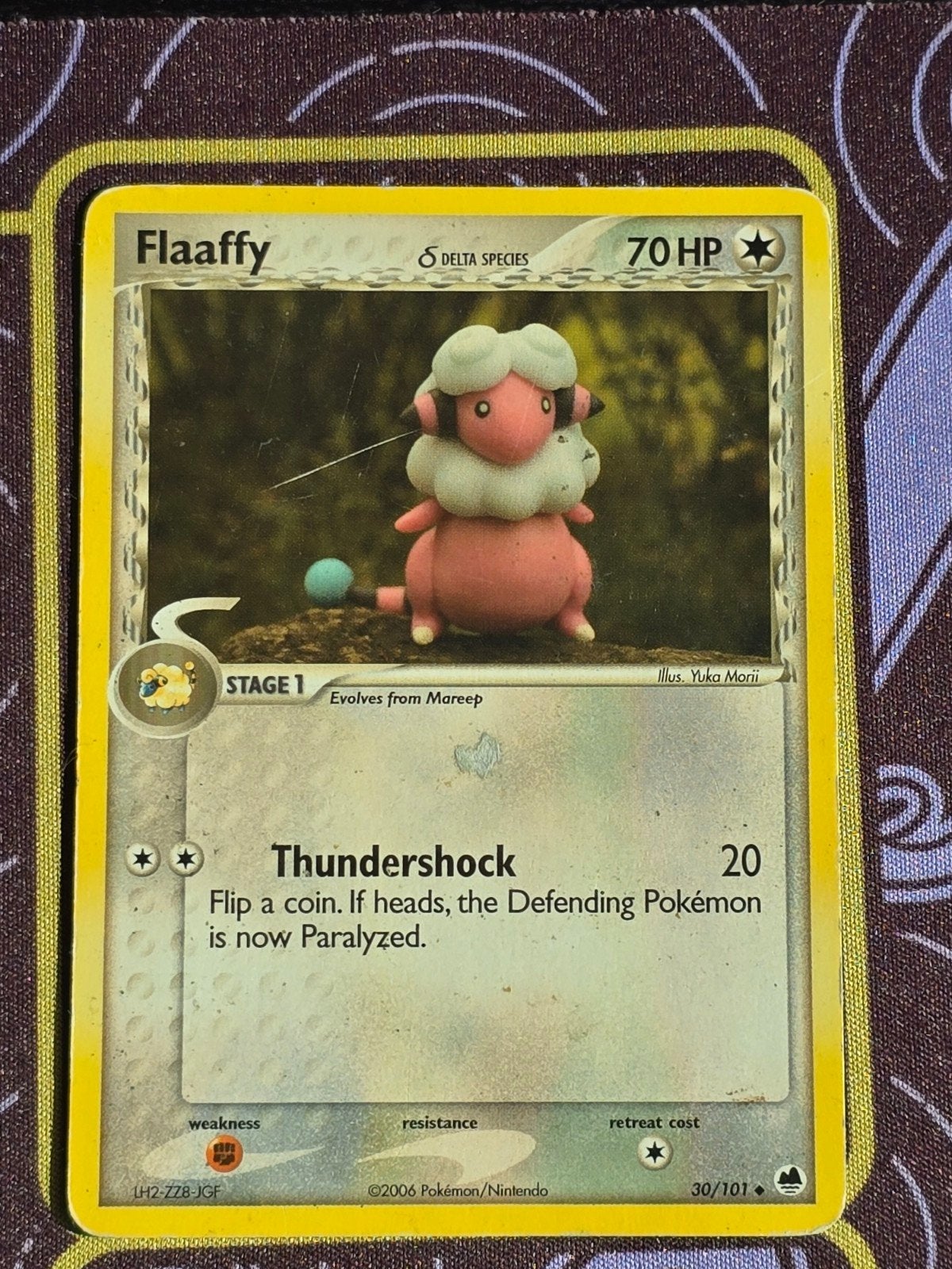 Flaaffy, Ophalen, Gebruikt, Losse kaart, Foil