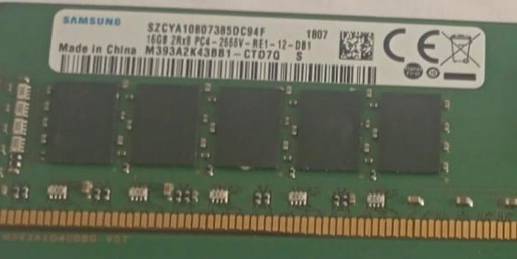 192GB 16GB DDR4 2666, Computers en Software, RAM geheugen, Gebruikt, Server, DDR4, Ophalen of Verzenden