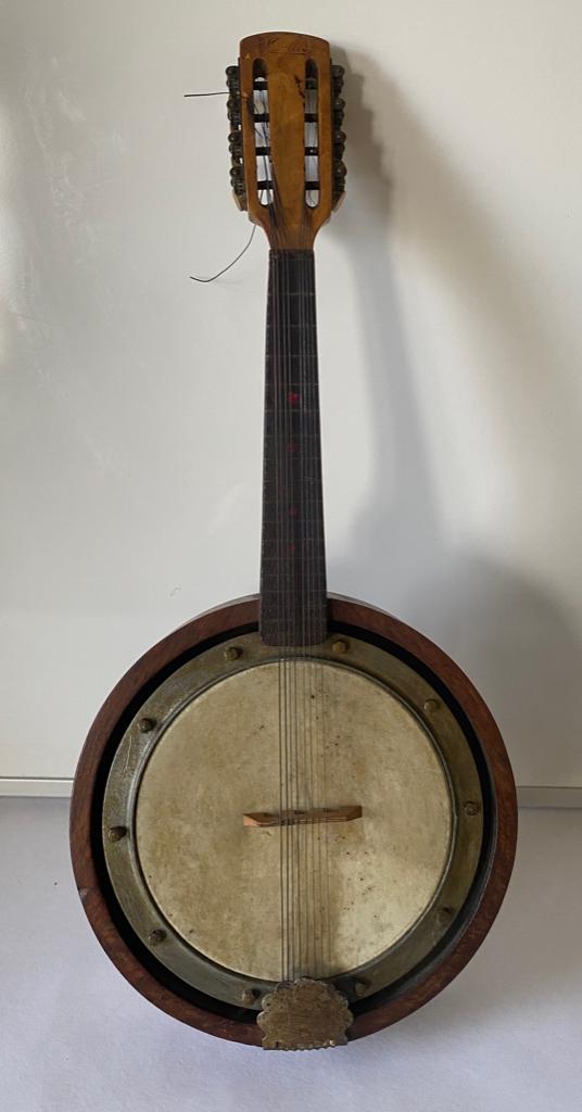 Banjoline / Banjo-mandoline  Marius a 8 cordes, Musique & Instruments, Enlèvement, Utilisé, Autres marques