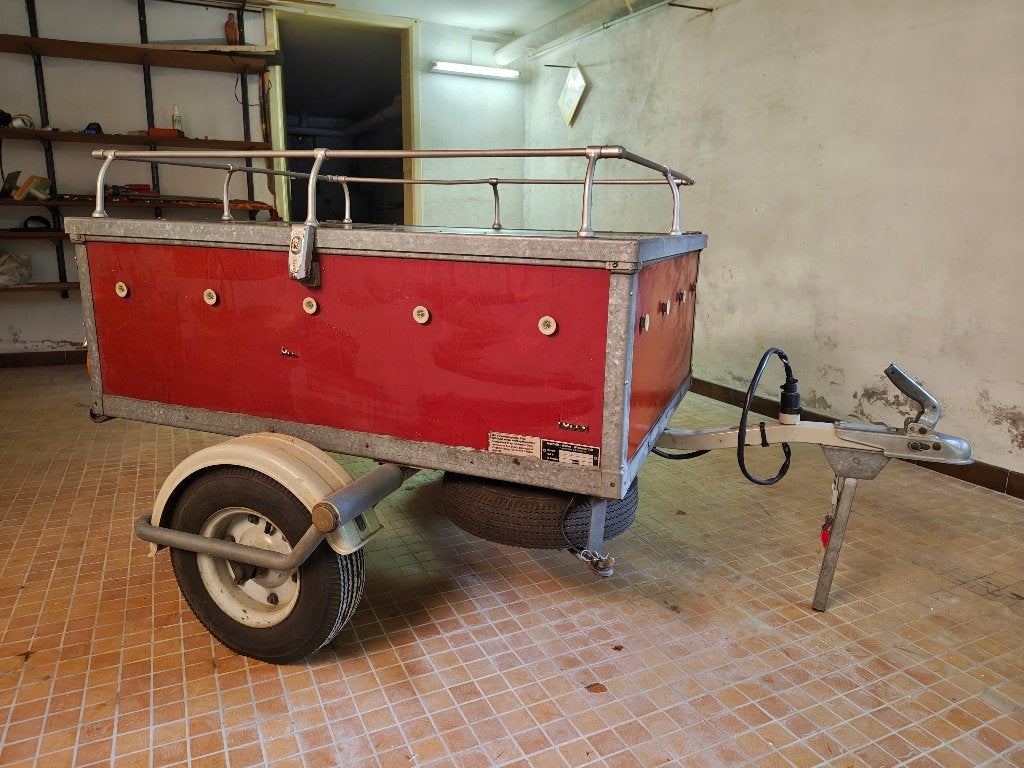 Vintage aanhangwagen Westfalia, Ophalen, Gebruikt