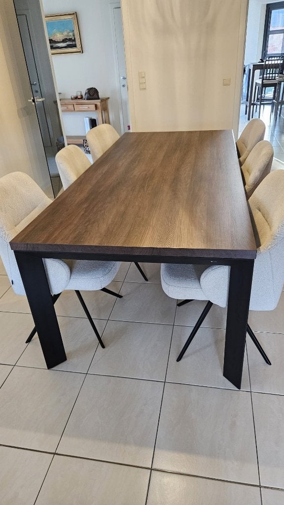 Eettafel, Ophalen, 200 cm of meer, 50 tot 100 cm, Zo goed als nieuw