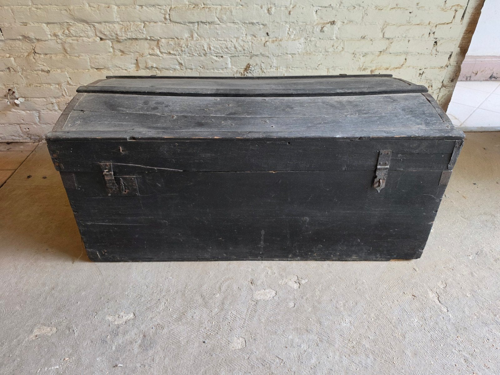 oude hutkoffer, Ophalen, Minder dan 50 cm, Gebruikt, 50 tot 100 cm