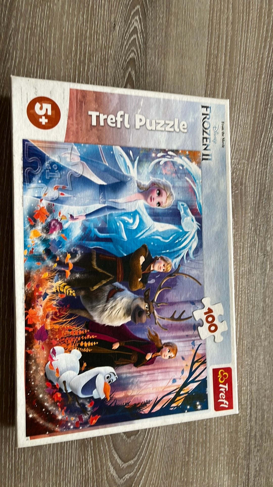 Frozen ll puzzel 100st, Hobby en Vrije tijd, Ophalen, Minder dan 500 stukjes, Gebruikt, Legpuzzel