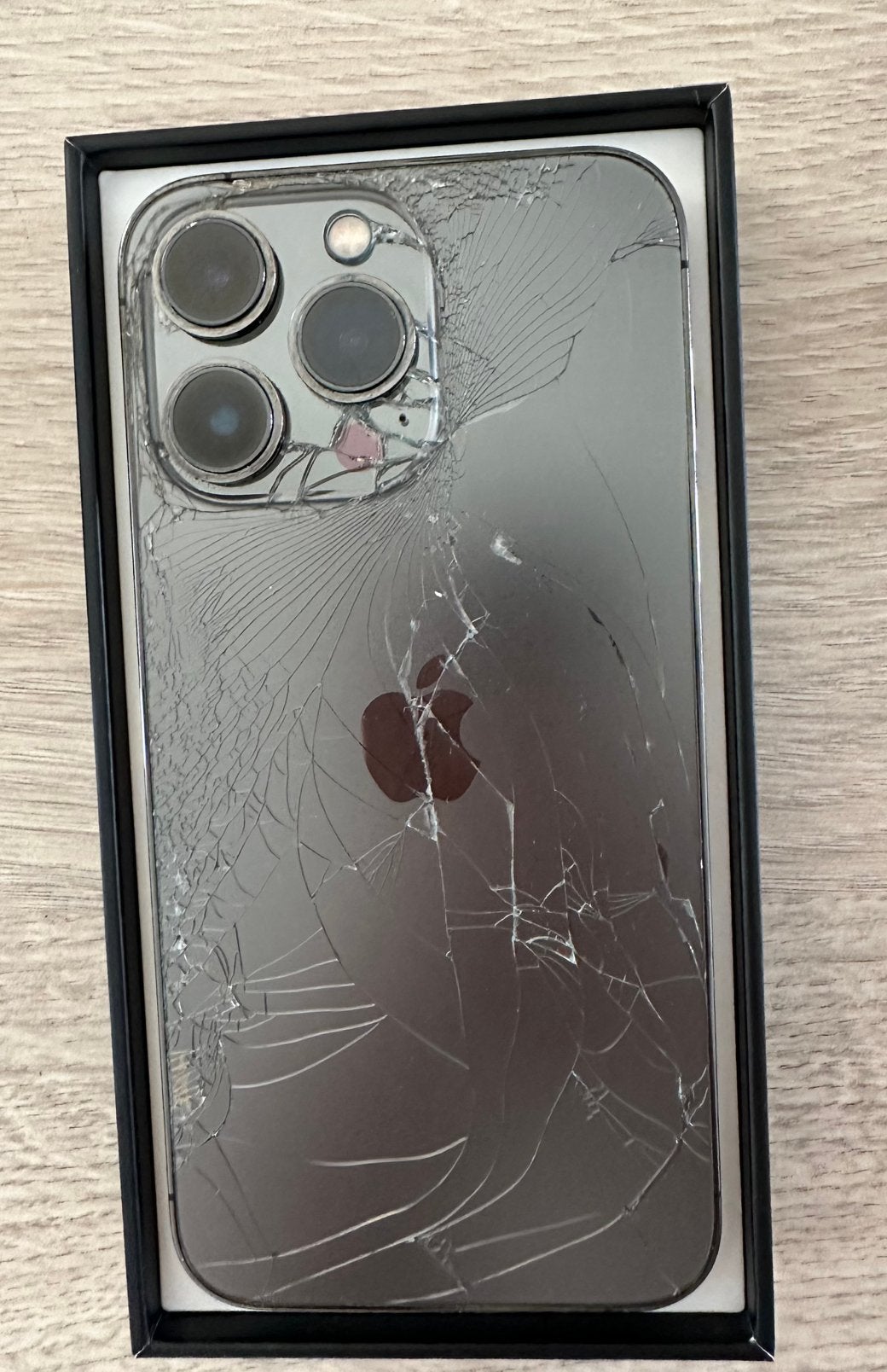 iPhone 13 Pro 128GB Graphite + originele doos + BURGA hoesje, Télécoms, 128 GB, Comme neuf, Enlèvement, IPhone 13 Pro