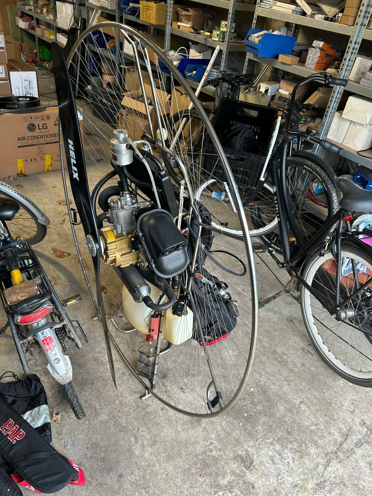 Pap Thor 250 paramotor, Ophalen, Zo goed als nieuw