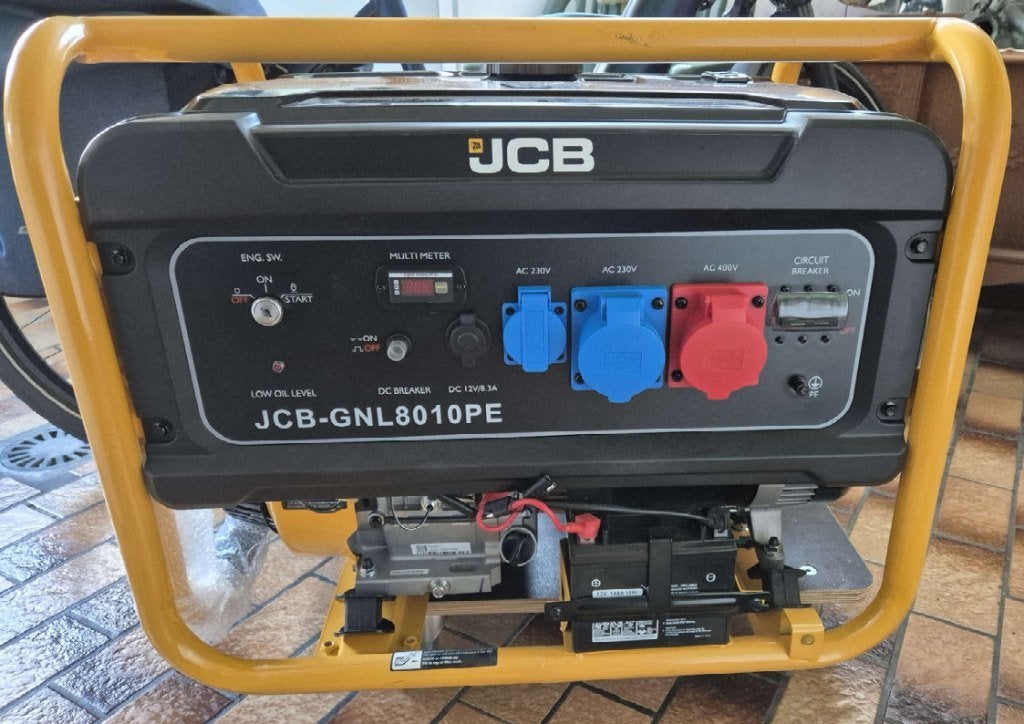 JCB GNL8010PE Aggregaat 7,9kW, Doe-het-zelf en Bouw, Ophalen, Benzine