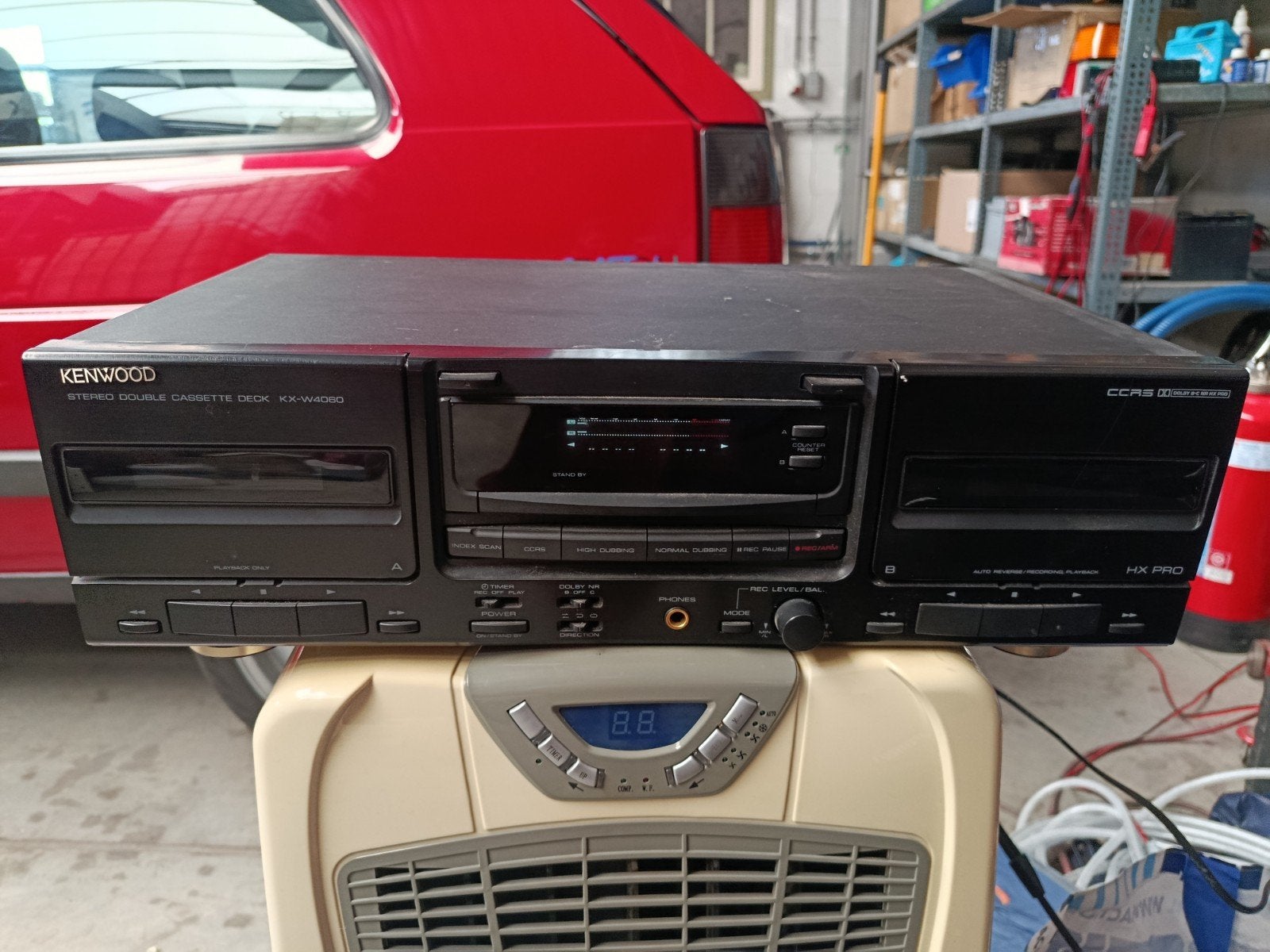 kenwood cassette deck, defect, Audio, Tv en Foto, Ophalen, Kenwood