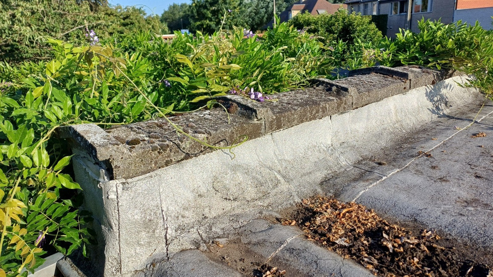 Betonnen dekstenen 20cm muurbreedte, Bricolage & Construction, Enlèvement