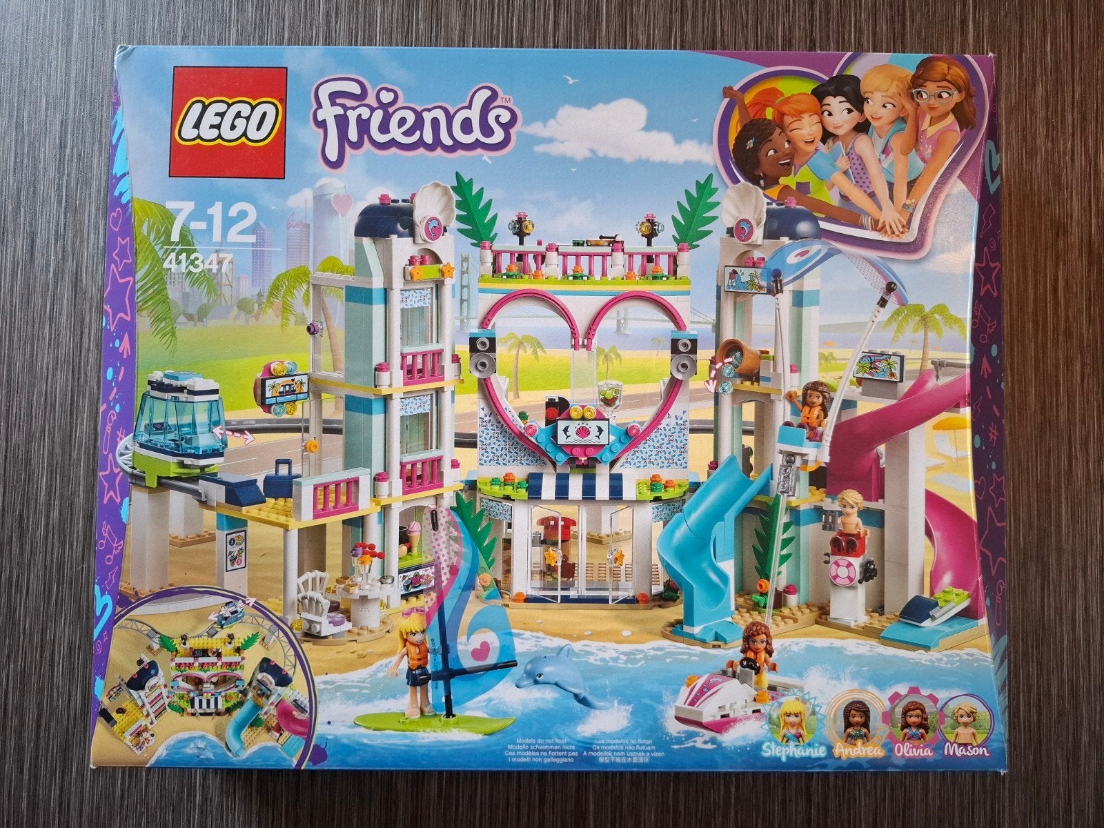 LEGO Friends 41347 – Heartlake City vakantiepark – compleet, Ophalen, Compleet, Lego, City