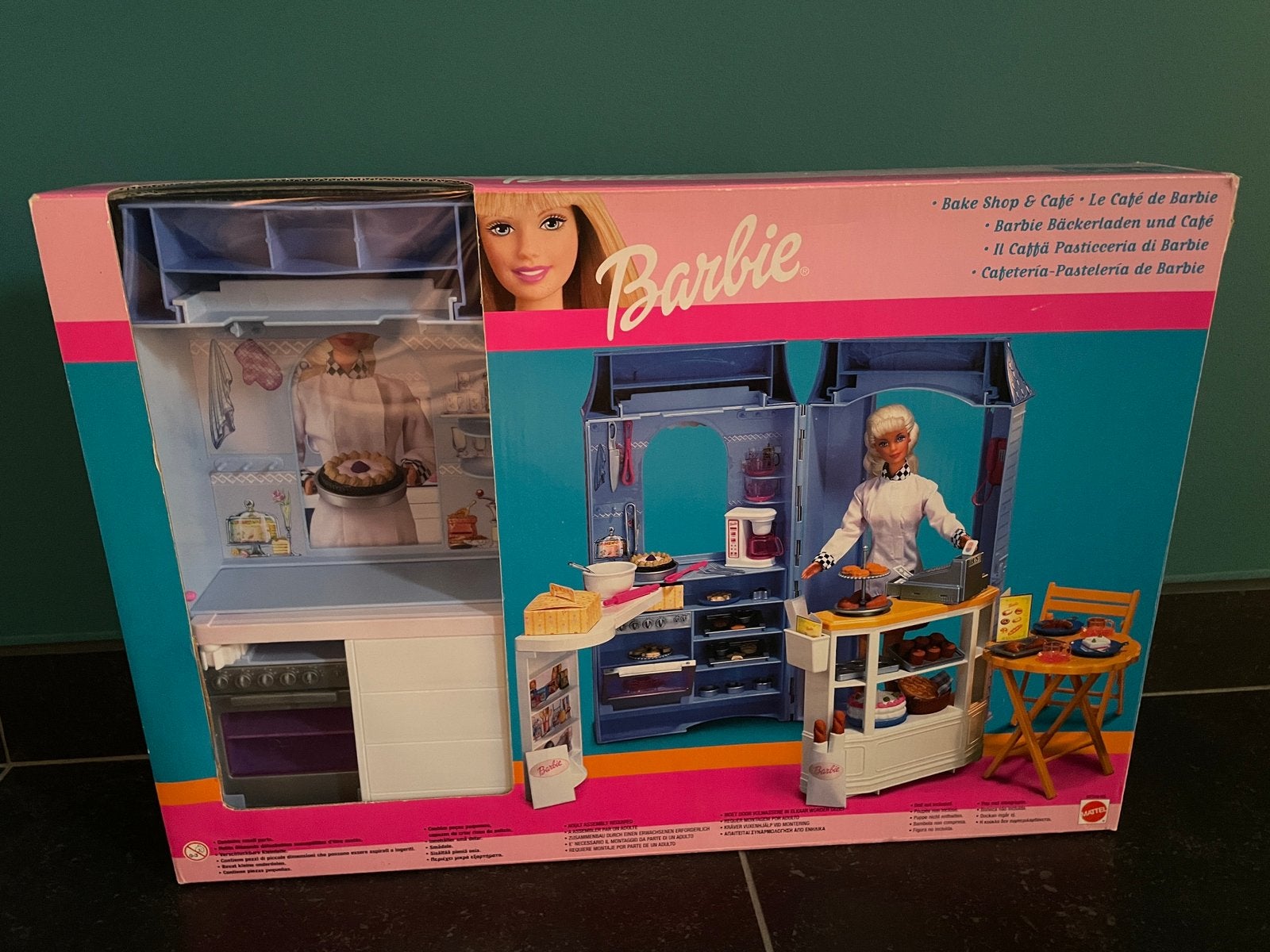 Originele Barbie bake shop en café Mattel 2000, Kinderen en Baby's, Ophalen, Zo goed als nieuw, Accessoires