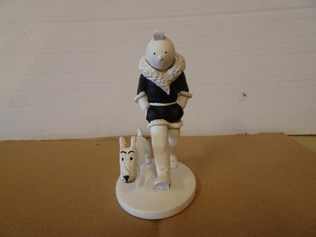 Tintin B&W figuur - HS No. 1 - Kuifje als vlieger, Verzamelen, Ophalen of Verzenden, Kuifje, Zo goed als nieuw, Beeldje of Figuurtje