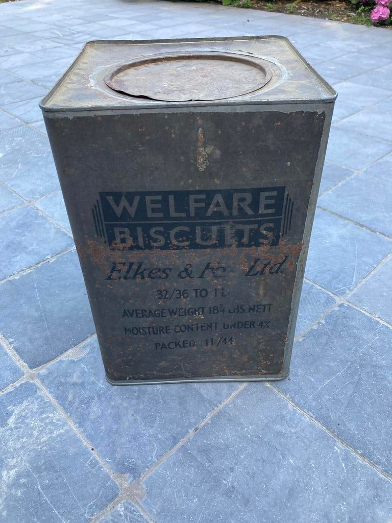 Blikken britse koekendoos, Ophalen
