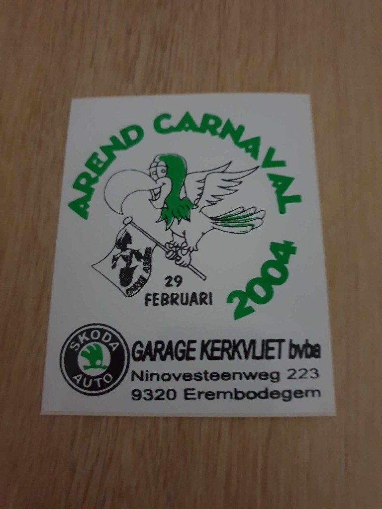 Carnaval Aalst medaille Schiefgoddeweg 2004, Ophalen of Verzenden