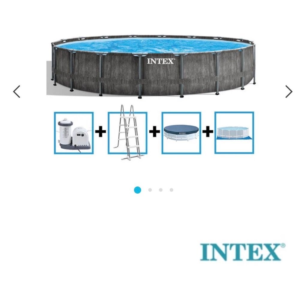 Intexzwembad, Rond, Ophalen, 120 cm of meer, 300 cm of meer